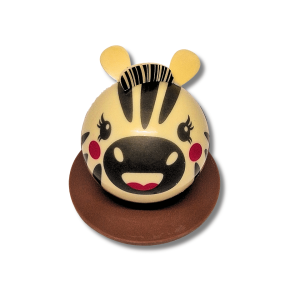 Zèbre 'ziggy' chocolat lait