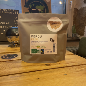 Café bio pérou kajwi en grains