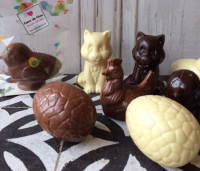 Pâques petites formes chocolat noir