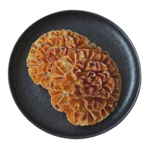 Beignet fleur de lotus au sésame