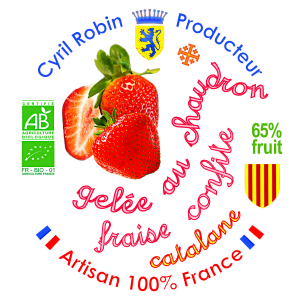 Confiture 65% fraise (gelée)