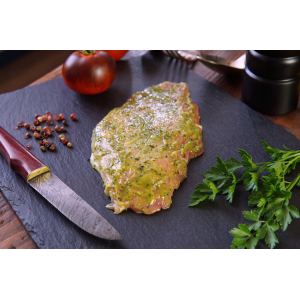 Escalopes jambon bio marinées (ail des ours)