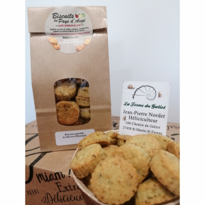 Sablés apéritifs au beurre d'escargot