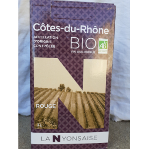 Bib côtes du rhône rouge aoc 3l