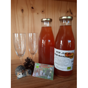 Pur jus de pomme-mandarine 75 cl