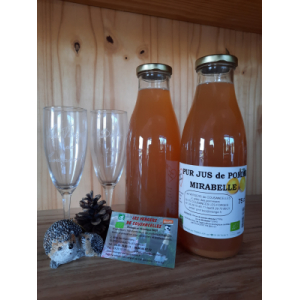 Pur jus de pomme-mirabelle 75 cl