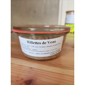 Rillettes de veau nature