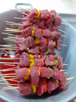2 ou 6 brochettes de boeuf