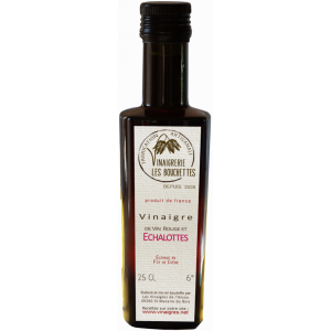 Vinaigre de vin rouge et échalotes