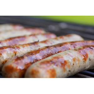 Saucisses veau / échalotes/ persil