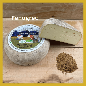 Tomme de pré-en-pail epicee fenugrec