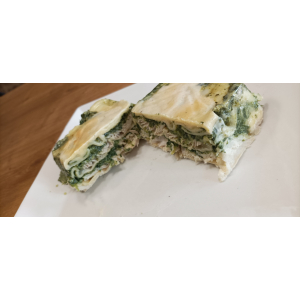 Lasagne de poisson aux épinards