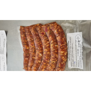 Saucisse oignons, poivrons, paprika