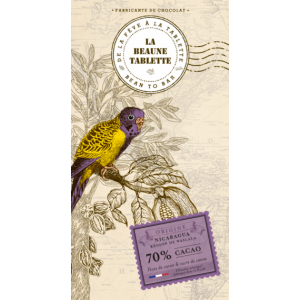Tablette chocolat noir nicaragua 70%