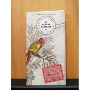 Tablette chocolat noir inde 78%