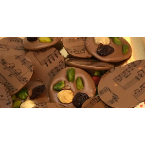 Mendiants au chocolat au lait