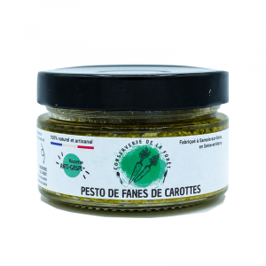 Pesto fanes de carottes parmesan