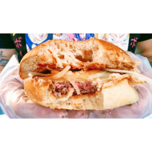 Cheese burger boeuf limousin simple