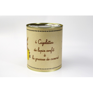 Gigolettes de lapin conserve