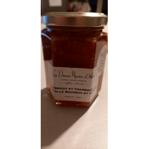 Confiture abricot framboise vanille muscade