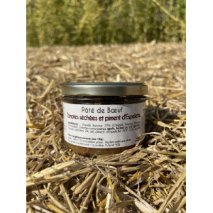 Pâté de bœuf tomates séchées et piment