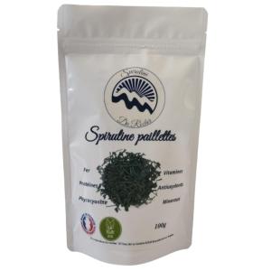 Spiruline française en paillettes – 100g