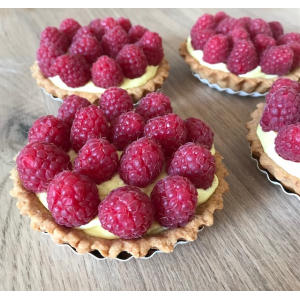 Tartelette aux framboises