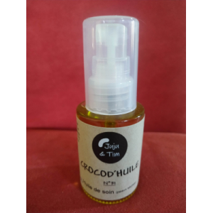 Huile de soin peaux sèches 'croco d'huile'