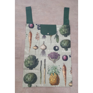Sac pliable de courses légumes
