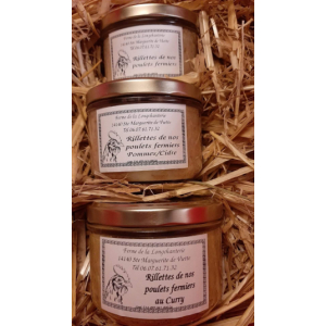 Rillettes poulet thym