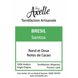 Café du brésil 100% arabica