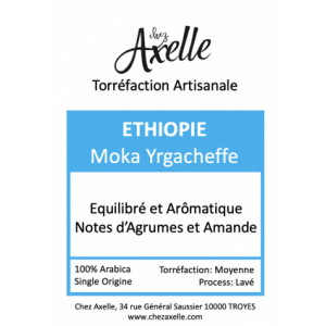 Café moka d'ethiopie 100% arabica