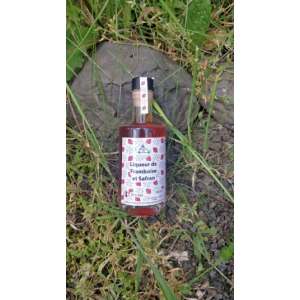 Liqueur de framboises safran - 100ml