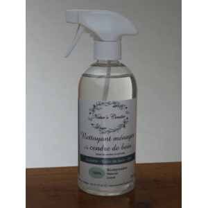 Nettoyant ménager à la cendre de bois