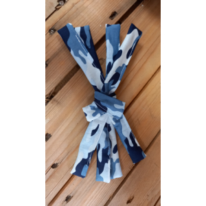 Lot attaches alimentaire camouflage bleu