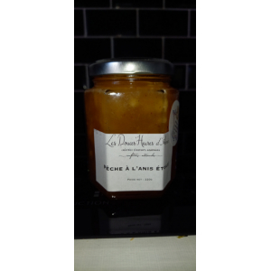 Confiture de peche à l'anis étoilé