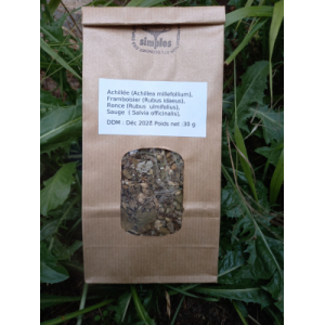 Achillée, framboisier, ronce, sauge