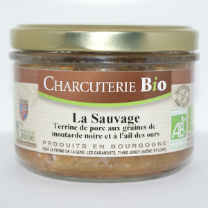 Terrine sauvage moutarde ail des ours bio