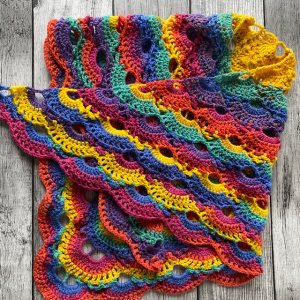 Châle enfant multicolore