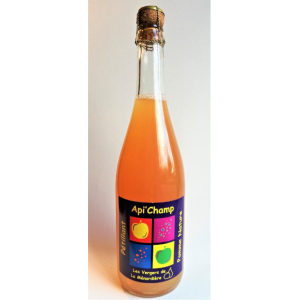 Jus de pommes pétillant