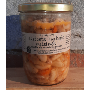 Conserve de haricots tarbais cuisinés