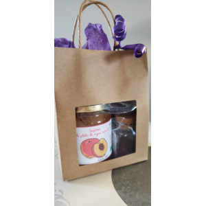 Safran 0,5g +confiture pêche de vigne/safran