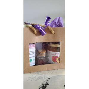 Safran1g+confiture pêche/safran+siropsafran