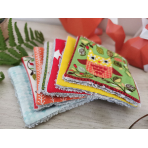 Carrés lavables 'automne 1'