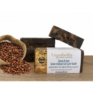 Rayon de lune savon exfoliant café vanille
