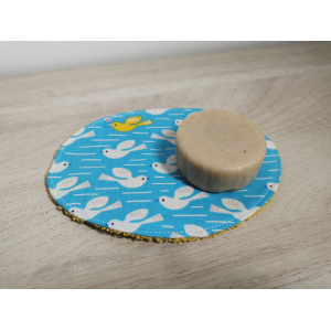 Porte savon 'oiseau jaune'