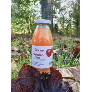 Petite bouteille de jus de pomme bio 25cl