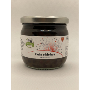 Pois chiches noirs au nature 37cl