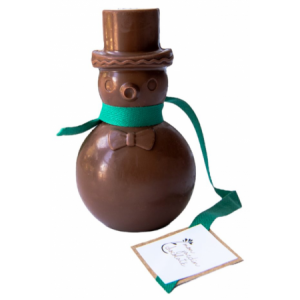 Bonhomme de neige bio - chocolat au lait