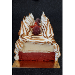 Omelette norvégienne vanille et framboise 6/8